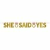 Bachelorette Superstore New Arrivals She Said Yes- Glitter Banner, 12 Ft
