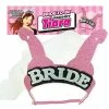 Bachelorette Superstore Pink Naughty Bride Tiara & Veil, 1 Pc Tiaras, Veils & Hats
