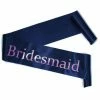 Bachelorette Superstore Satin Black W/ Pink 'Bridesmaid' Sash, 1 Pc