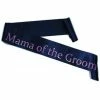 Bachelorette Superstore Satin Black W/ Pink 'Mama Of The Groom' Sash, 1 Pc