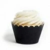 Bachelorette Superstore $1.99 And Under Cupcake Wrapper Reusable- Black Glitter, 12ct.