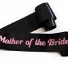 Bachelorette Superstore Glittering Black/Pink "Mother Of The Bride" Sash