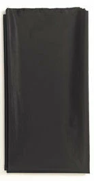 Bachelorette Superstore Black Plastic Table Cover- 54 X 108"