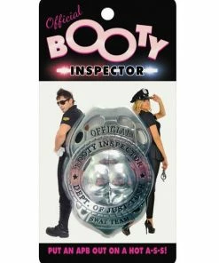 Bachelorette Superstore BOOTY Inspector Badge Garters, Pins & Buttons