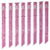 Bachelorette Superstore Bridal Party Sash Set, 8 Pcs