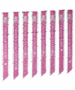 Bachelorette Superstore Bridal Party Sash Set, 8 Pcs