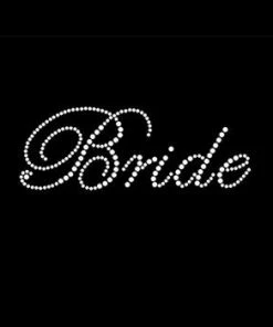 Bachelorette Superstore Rhinestone 'Bride' Tank Top Or T-shirt Party Attire