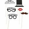 Bachelorette Superstore Decorations Bride & Groom Stick Props