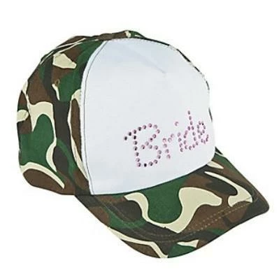 Bachelorette Superstore Tiaras, Veils & Hats Camouflage Bride Hat 1 Bachelorette Superstore Tiaras, Veils & Hats Camouflage Bride Hat
