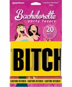 Bachelorette Superstore $1.99 And Under Caution Bitches! Tape, 20 Ft