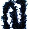Bachelorette Superstore Feather Boa W/ Irridescent Sparkles, Black