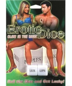 Bachelorette Superstore $1.99 And Under Glow In The Dark Erotic Dice