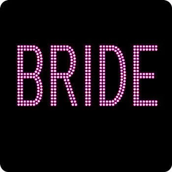 Bachelorette Superstore Pink Rhinestone Block "BRIDE" Tank Top Or T-shirt Bride/Bachelorette Sashes 1 Bachelorette Superstore Pink Rhinestone Block "BRIDE" Tank Top Or T-shirt Bride/Bachelorette Sashes