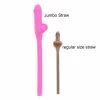 Bachelorette Superstore Pink Jumbo Pecker Straw, 11 In.- 1 Pc.