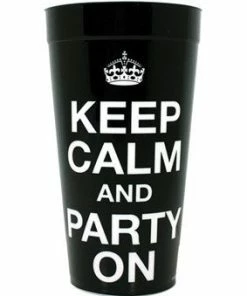 Bachelorette Superstore $1.99 And Under Keep Calm And Party On! Cup, 1 Pc
