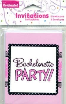 Bachelorette Superstore $1.99 And Under Pink And Lace Bachelorette Party Invites, 8 Pk 1 Bachelorette Superstore $1.99 And Under Pink And Lace Bachelorette Party Invites, 8 Pk