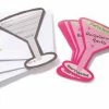 Bachelorette Superstore $1.99 And Under Martini Glass Invitations, 12 Pc