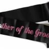 Bachelorette Superstore Glittering Black/Pink "Mother Of The Groom" Sash