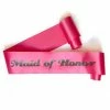 Bachelorette Superstore Glittering Hot Pink/Black "Maid Of Honor" Sash