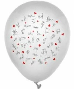Bachelorette Superstore Naughty Position Balloons, 8 Pk Decorations
