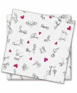 Bachelorette Superstore Naughty Position Napkins, 8 Ct