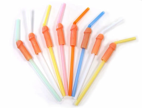 Bachelorette Superstore Drink'n Goods Pecker Straws - 8 Pack 1 Bachelorette Superstore Drink'n Goods Pecker Straws - 8 Pack
