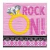 Bachelorette Superstore Rock On! Napkins, Bev., 30 Pk $1.99 And Under
