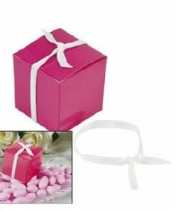 Bachelorette Superstore Pre-Tied Favor Box Ribbons W/ Elastic, 6 Pk