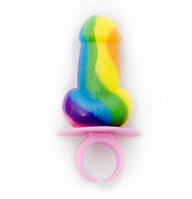 Bachelorette Superstore Rainbow Cock Sucker Ring, 1 Pc 1 Bachelorette Superstore Rainbow Cock Sucker Ring, 1 Pc