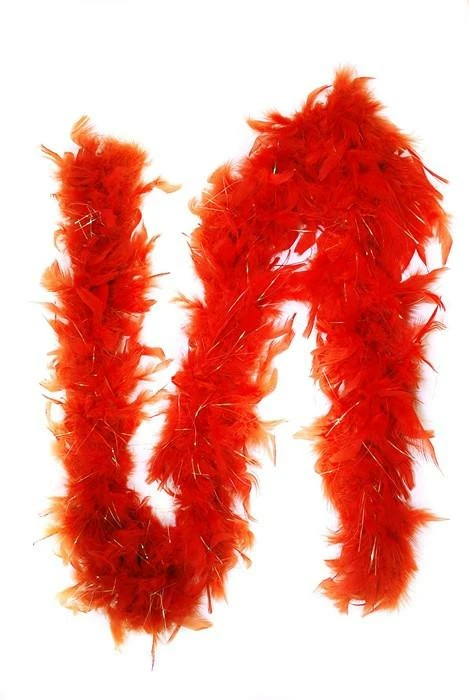 Bachelorette Superstore Feather Boa W/ Sparkles, Red 1 Bachelorette Superstore Feather Boa W/ Sparkles, Red