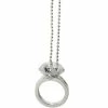 Bachelorette Superstore Giant Diamond Ring Necklace