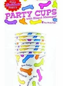 Bachelorette Superstore Risque Cups, 8pk