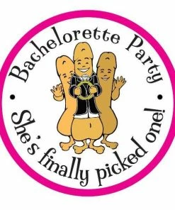 Bachelorette Superstore Scalloped Edge Popcorn Favor Box- 6pk