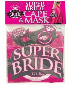 Bachelorette Superstore Super Bride Cape & Mask Set New Arrivals