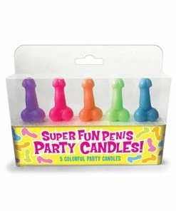 Bachelorette Superstore New Arrivals Pecker Party Candles, 5 Pk