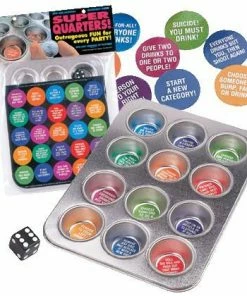Bachelorette Superstore Super Quarters Drinking Game Party Games