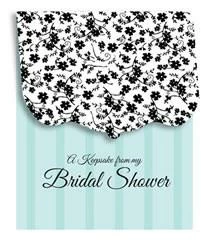 Bachelorette Superstore Two Love Birds Teal - Bridal Shower Keepsake Album $1.99 And Under