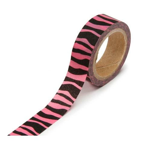 Bachelorette Superstore Washi Pink Zebra Tape, .6 In X 26 Ft 1 Bachelorette Superstore Washi Pink Zebra Tape, .6 In X 26 Ft