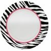Bachelorette Superstore $1.99 And Under Sassy Zebra Paper Plates 9", 8 Pk